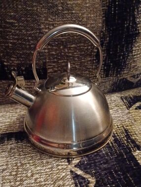 4/$40 Stainless Steel Whistling Tea Kettle